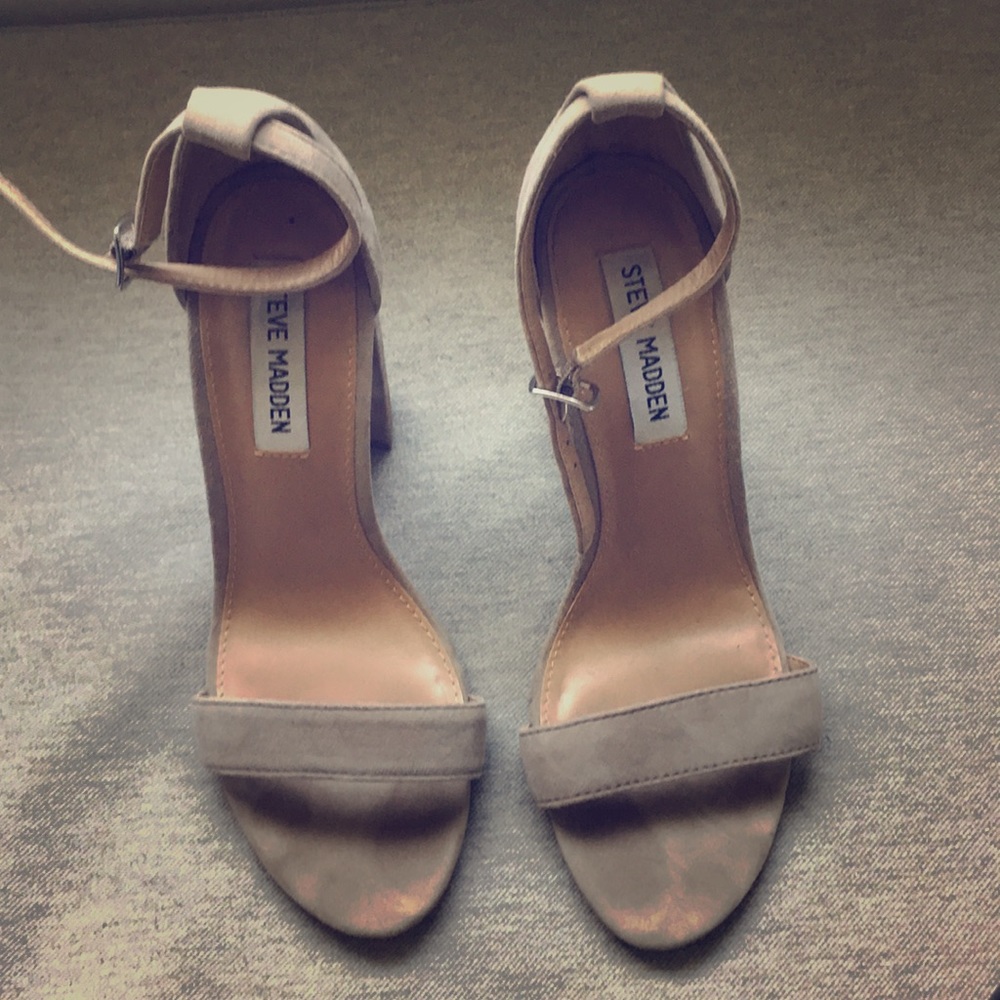 Steve Madden grey shade heels